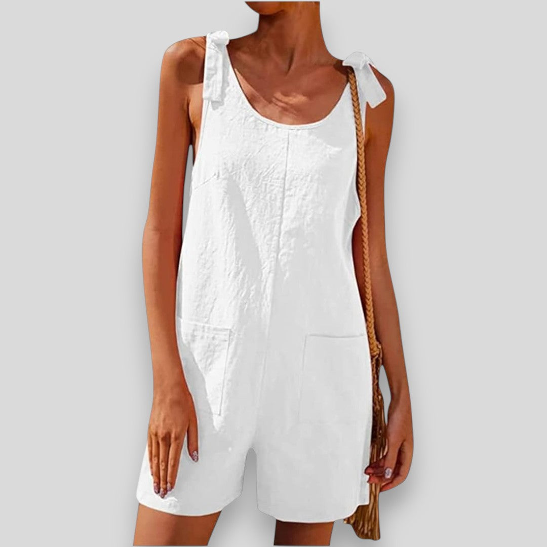 Maia | Kombinezon s vezicama i džepovima na ramenima