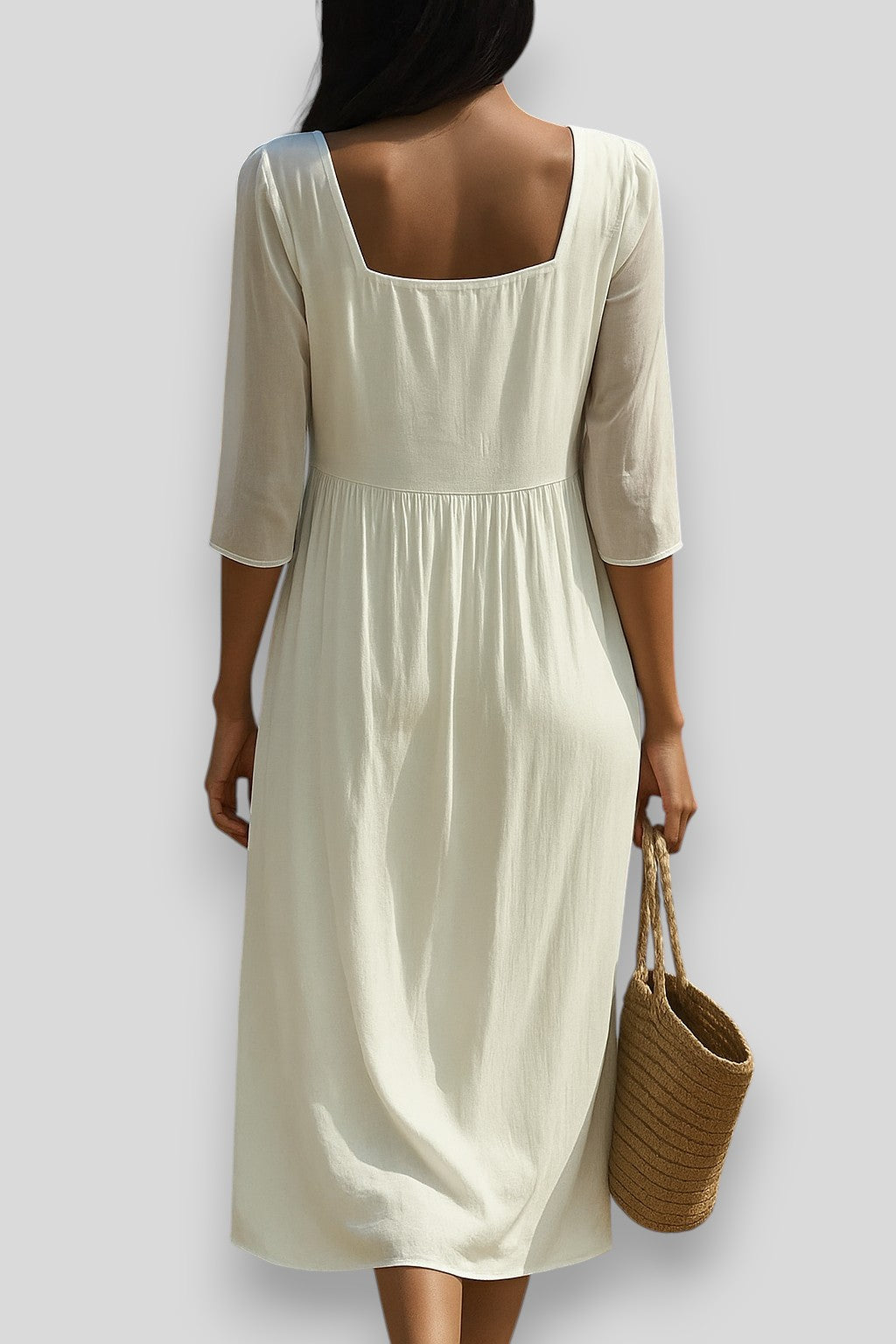 Lunna | Ležerna lanena haljina